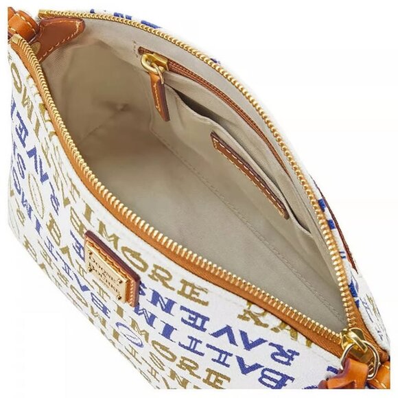 Dooney & Bourke Baltimore Ravens Doodle Suki Crossbody - Picture 3 of 10